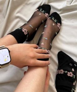 مشکی روشیشه ای گلدار